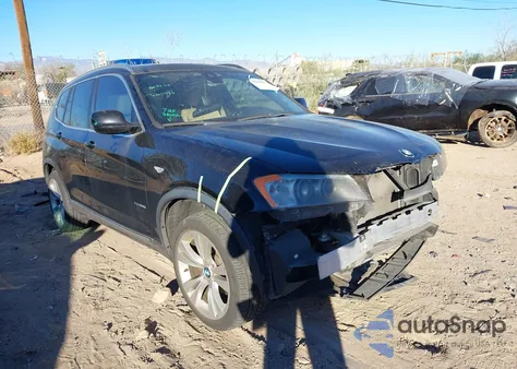 2013 BMW X3 xDrive35I из США, поврежденный, VIN 5UXWX7C52DL976631